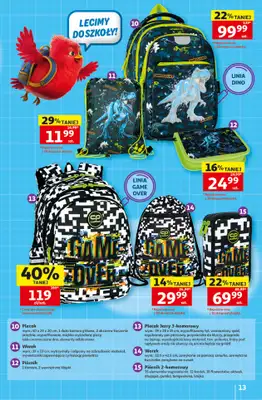 Auchan - gazetka promocyjna Gazetka 30 Lat Hipermarket Auchan od czwartku 16.07 do środy 22.07 - strona 13