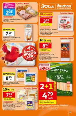 Auchan - gazetka promocyjna Gazetka 30 Lat Hipermarket Auchan od czwartku 16.07 do środy 22.07 - strona 19