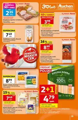 Auchan - gazetka promocyjna Gazetka 30 Lat Hipermarket Auchan od czwartku 16.07 do środy 22.07 - strona 19