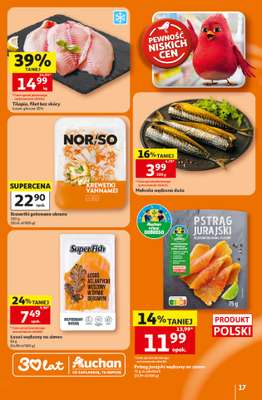 Auchan - gazetka promocyjna Gazetka 30 Lat Hipermarket Auchan od czwartku 16.07 do środy 22.07 - strona 17