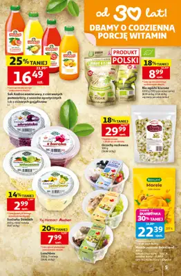Auchan - gazetka promocyjna Gazetka 30 Lat Hipermarket Auchan od czwartku 16.07 do środy 22.07 - strona 5