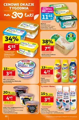 Auchan - gazetka promocyjna Gazetka 30 Lat Hipermarket Auchan od czwartku 16.07 do środy 22.07 - strona 22