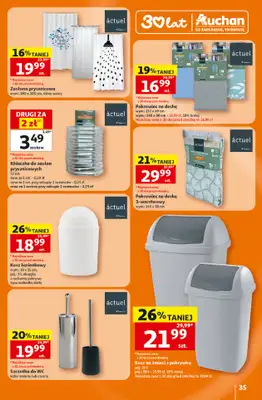 Auchan - gazetka promocyjna Gazetka 30 Lat Hipermarket Auchan od czwartku 16.07 do środy 22.07 - strona 35