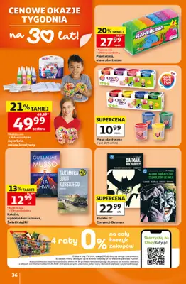 Auchan - gazetka promocyjna Gazetka 30 Lat Hipermarket Auchan od czwartku 16.07 do środy 22.07 - strona 36