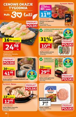 Auchan - gazetka promocyjna Gazetka 30 Lat Hipermarket Auchan od czwartku 16.07 do środy 22.07 - strona 16