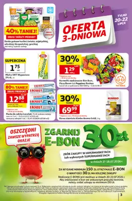 Auchan - gazetka promocyjna Gazetka 30 Lat Hipermarket Auchan od czwartku 16.07 do środy 22.07 - strona 3