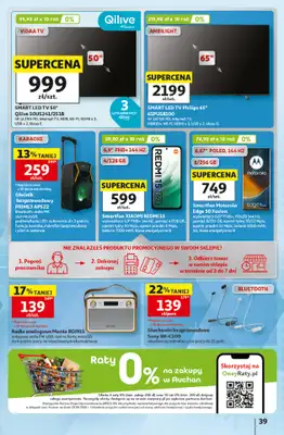 Auchan - gazetka promocyjna Gazetka 30 Lat Hipermarket Auchan od czwartku 16.07 do środy 22.07 - strona 39