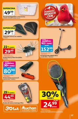 Auchan - gazetka promocyjna Gazetka 30 Lat Hipermarket Auchan od czwartku 16.07 do środy 22.07 - strona 37