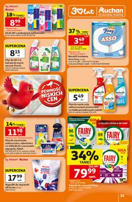 Auchan - gazetka promocyjna Gazetka 30 Lat Hipermarket Auchan od czwartku 16.07 do środy 22.07 - strona 33