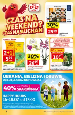 Auchan - gazetka promocyjna Gazetka 30 Lat Hipermarket Auchan od czwartku 16.07 do środy 22.07 - strona 2