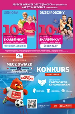 Auchan - gazetka promocyjna Gazetka 30 Lat Hipermarket Auchan od czwartku 16.07 do środy 22.07 - strona 7
