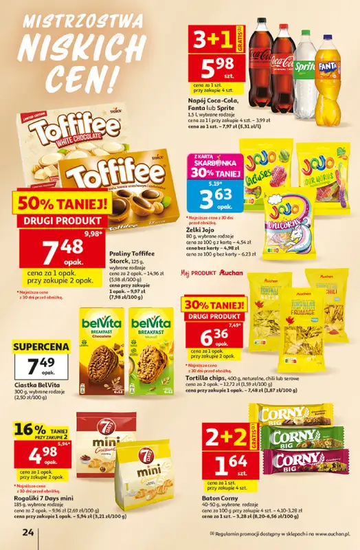 Auchan - gazetka promocyjna Gazetka 30 Lat Hipermarket Auchan od czwartku 16.07 do środy 22.07 - strona 24