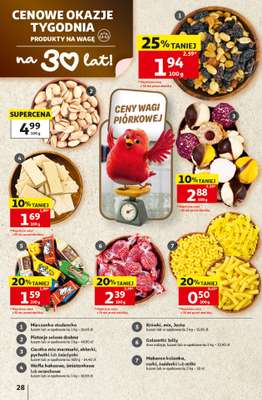 Auchan - gazetka promocyjna Gazetka 30 Lat Hipermarket Auchan od czwartku 16.07 do środy 22.07 - strona 28