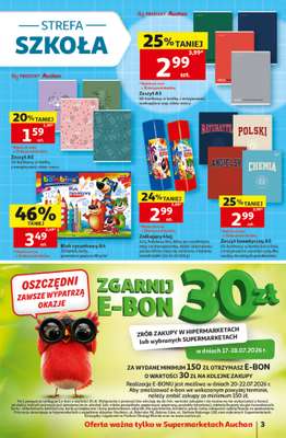 Auchan - gazetka promocyjna Gazetka 30 Lat Supermarket Auchan  do środy 22.07 - strona 3