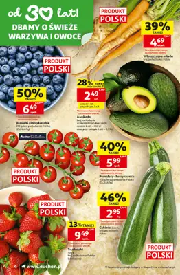 Auchan - gazetka promocyjna Gazetka 30 Lat Supermarket Auchan od czwartku 16.07 do środy 22.07 - strona 4