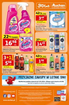 Auchan - gazetka promocyjna Gazetka 30 Lat Supermarket Auchan od czwartku 16.07 do środy 22.07 - strona 8