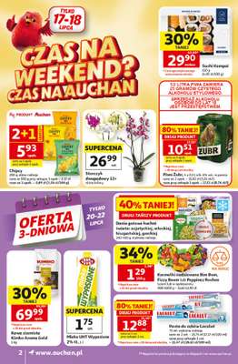 Auchan - gazetka promocyjna Gazetka 30 Lat Supermarket Auchan od czwartku 16.07 do środy 22.07 - strona 2