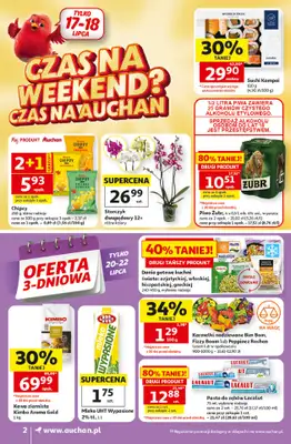 Auchan - gazetka promocyjna Gazetka 30 Lat Supermarket Auchan od czwartku 16.07 do środy 22.07 - strona 2