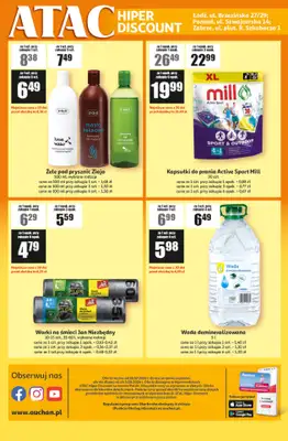 Auchan - gazetka promocyjna Gazetka ATAC Hiper Discount od czwartku 16.07 do środy 05.08 - strona 4