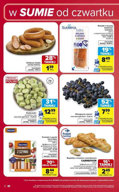 Carrefour - gazetka promocyjna W sumie od czwartku weekend okazji od czwartku 16.07 do soboty 18.07 - strona 2