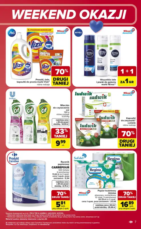 Carrefour - gazetka promocyjna W sumie od czwartku weekend okazji od czwartku 16.07 do soboty 18.07 - strona 7