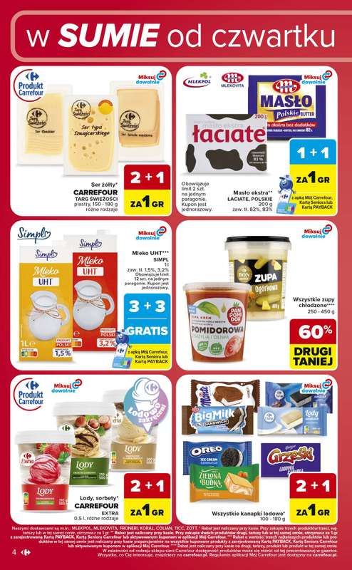 Carrefour Market - gazetka promocyjna W sumie od czwartku weekend okazji od czwartku 16.07 do soboty 18.07 - strona 4
