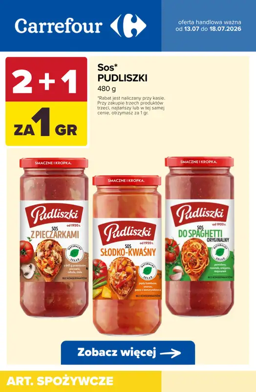 Carrefour - gazetka promocyjna Super promocje na WIELOPAKI! od wtorku 14.07 do soboty 18.07 - strona 4