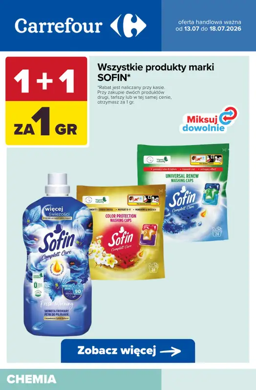 Carrefour - gazetka promocyjna Super promocje na WIELOPAKI! od wtorku 14.07 do soboty 18.07 - strona 9