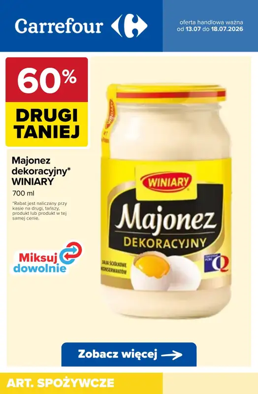 Carrefour - gazetka promocyjna Super promocje na WIELOPAKI! od wtorku 14.07 do soboty 18.07 - strona 2