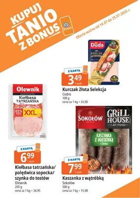 Leclerc - gazetka promocyjna Kupuj tanio z bonus od wtorku 14.07 do soboty 25.07 - strona 9