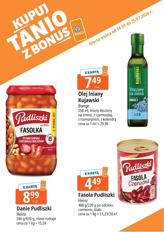 Leclerc - gazetka promocyjna Kupuj tanio z bonus od wtorku 14.07 do soboty 25.07 - strona 13