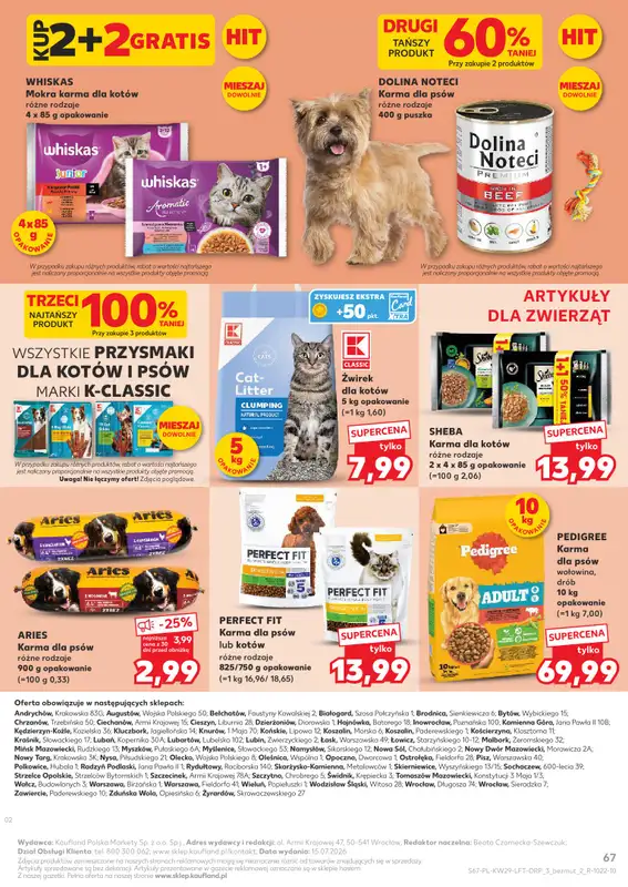 Kaufland - gazetka promocyjna Gazetka Tygodnia  do środy 22.07 - strona 67