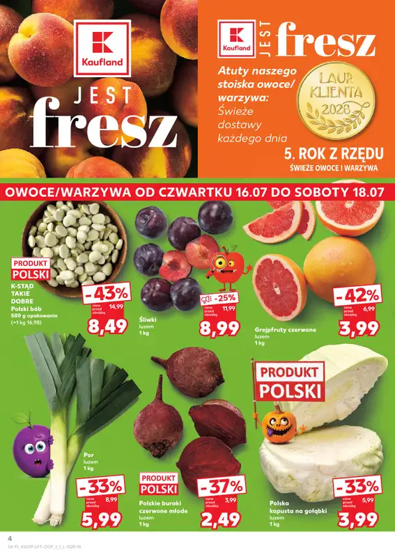 Kaufland - gazetka promocyjna Gazetka Tygodnia  do środy 22.07 - strona 4