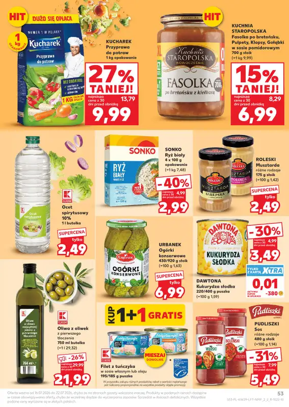 Kaufland - gazetka promocyjna Gazetka Tygodnia  do środy 22.07 - strona 53