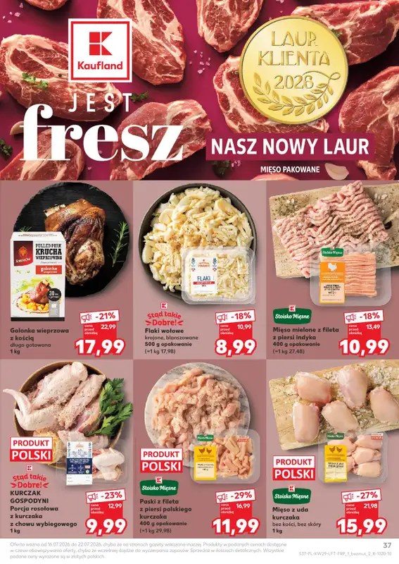 Kaufland - gazetka promocyjna Gazetka Tygodnia  do środy 22.07 - strona 37