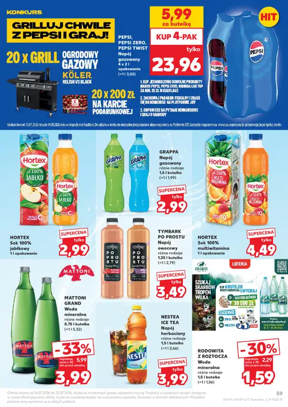 Kaufland - gazetka promocyjna Gazetka Tygodnia  do środy 22.07 - strona 59