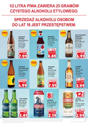 Kaufland - gazetka promocyjna Gazetka Tygodnia  do środy 22.07 - strona 61