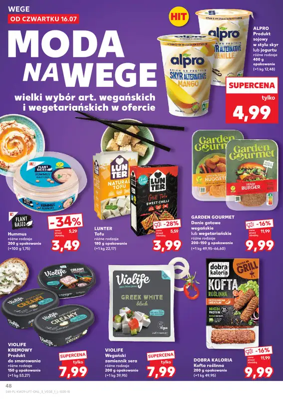 Kaufland - gazetka promocyjna Gazetka Tygodnia  do środy 22.07 - strona 48