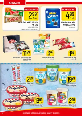 Delikatesy Piotruś Pan - gazetka promocyjna Gazetka od wtorku 14.07 do soboty 18.07 - strona 14
