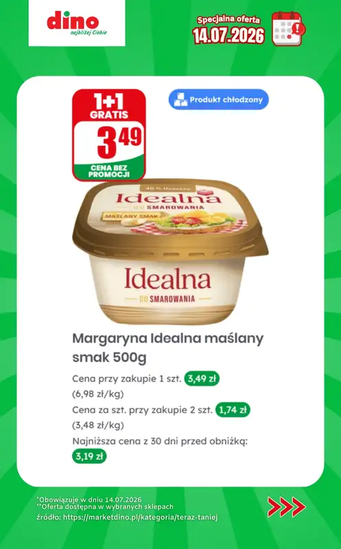 Dino - gazetka promocyjna Specjalna oferta na 14.07.2026 - promocje spoza gazetki od wtorku 14.07 do wtorku 14.07 - strona 8