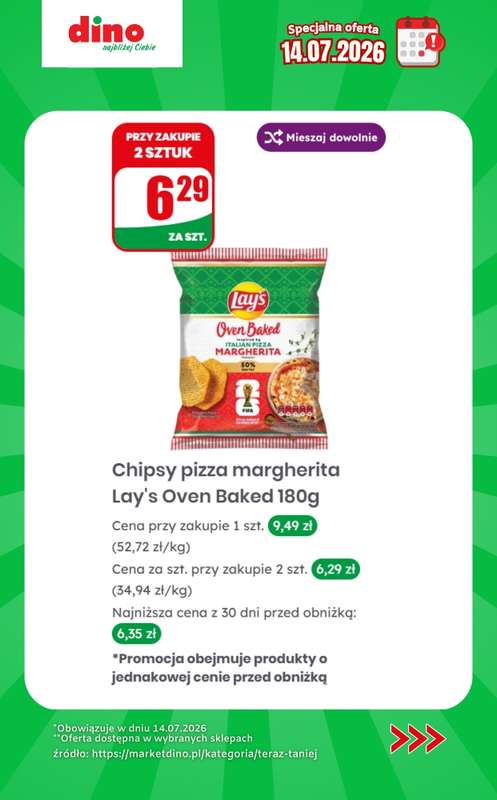 Dino - gazetka promocyjna Specjalna oferta na 14.07.2026 - promocje spoza gazetki od wtorku 14.07 do wtorku 14.07 - strona 6