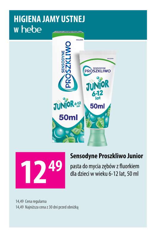 Hebe - gazetka promocyjna Pasty do zębów w supercenach od wtorku 14.07 do niedzieli 19.07 - strona 2