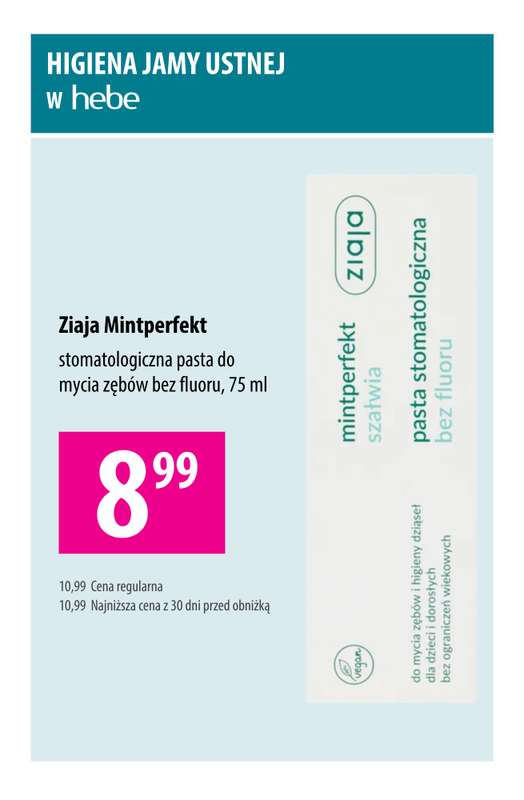 Hebe - gazetka promocyjna Pasty do zębów w supercenach od wtorku 14.07 do niedzieli 19.07 - strona 3