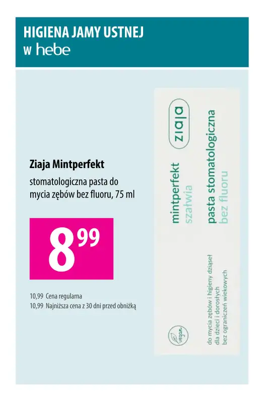 Hebe - gazetka promocyjna Pasty do zębów w supercenach od wtorku 14.07 do niedzieli 19.07 - strona 3