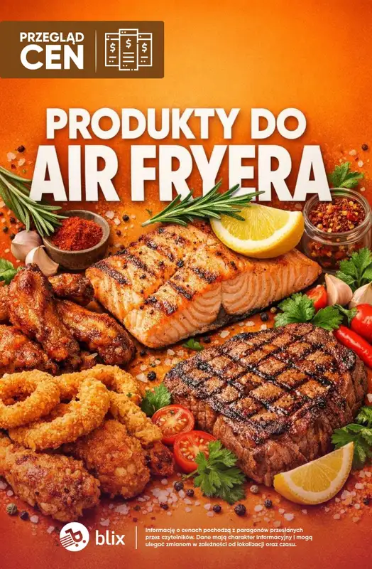 Biedronka - gazetka promocyjna Produkty do AIR FRYERA - przegląd cen  