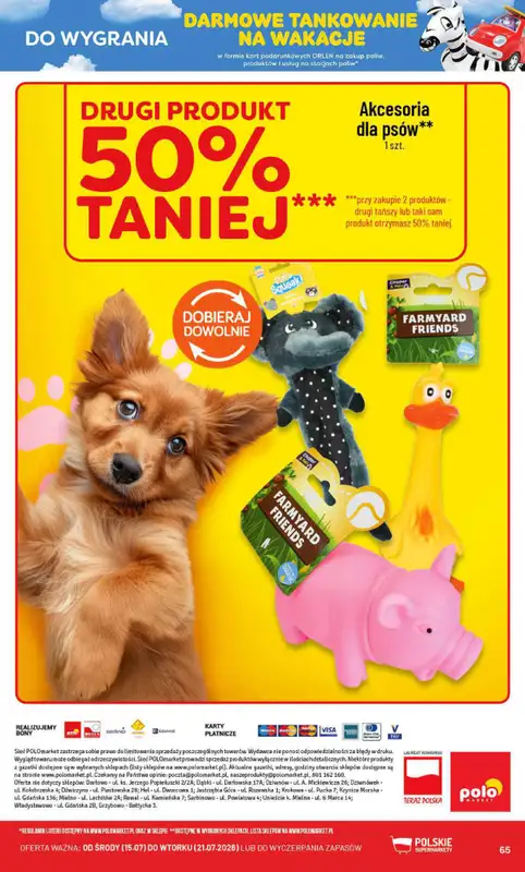 POLOmarket - gazetka promocyjna Gazetka od środy 15.07 do wtorku 21.07 - strona 65