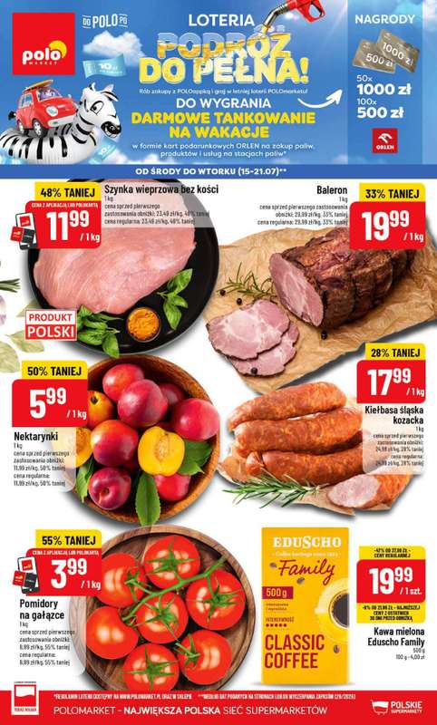 POLOmarket - gazetka promocyjna Gazetka od środy 15.07 do wtorku 21.07