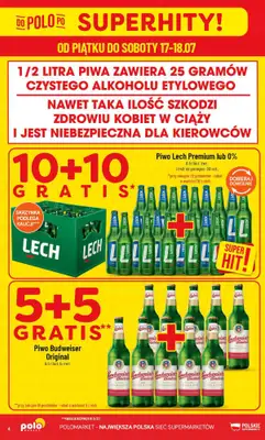 POLOmarket - gazetka promocyjna Gazetka od środy 15.07 do wtorku 21.07 - strona 4