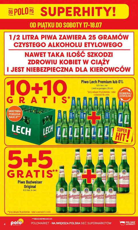POLOmarket - gazetka promocyjna Gazetka od środy 15.07 do wtorku 21.07 - strona 4