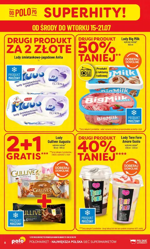 POLOmarket - gazetka promocyjna Gazetka od środy 15.07 do wtorku 21.07 - strona 8